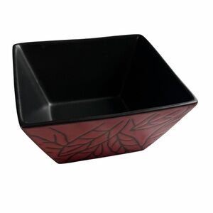 Roscher & Co. Evie red and black square cereal bow